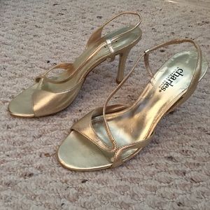 Gold CHARLES by Charles David Gold Pumps 6